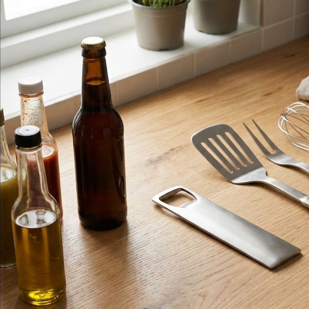 Long Rectangle Bottle Opener SS-4