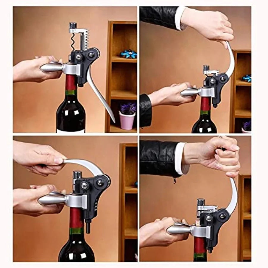 Wine Opener & Corkscrew Gift Set with Luxury Wooden Case