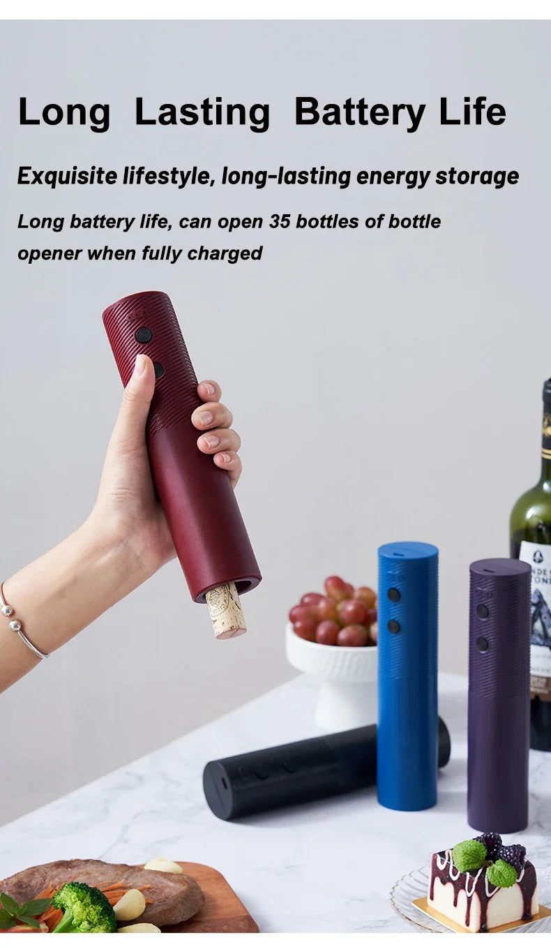 Electric Wine Opener | USB Rechargeable Automatic Corkscrew