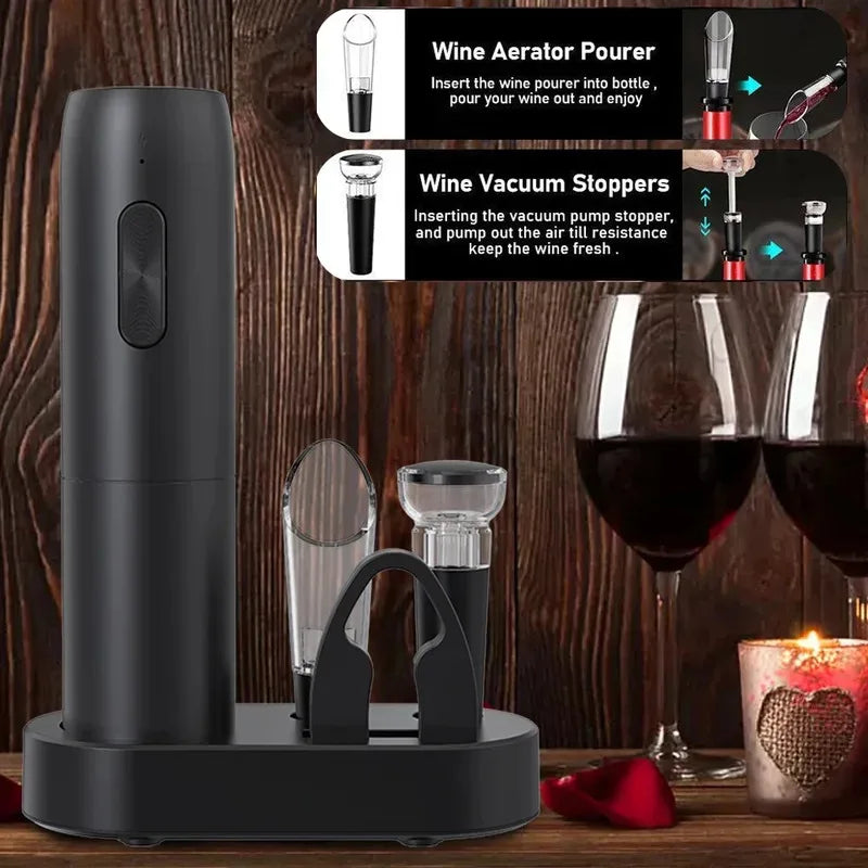 Electric Wine Opener | USB Rechargeable Automatic Corkscrew