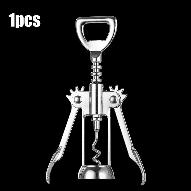 Stainless Steel 2-in-1 Wine & Beer Bottle Opener