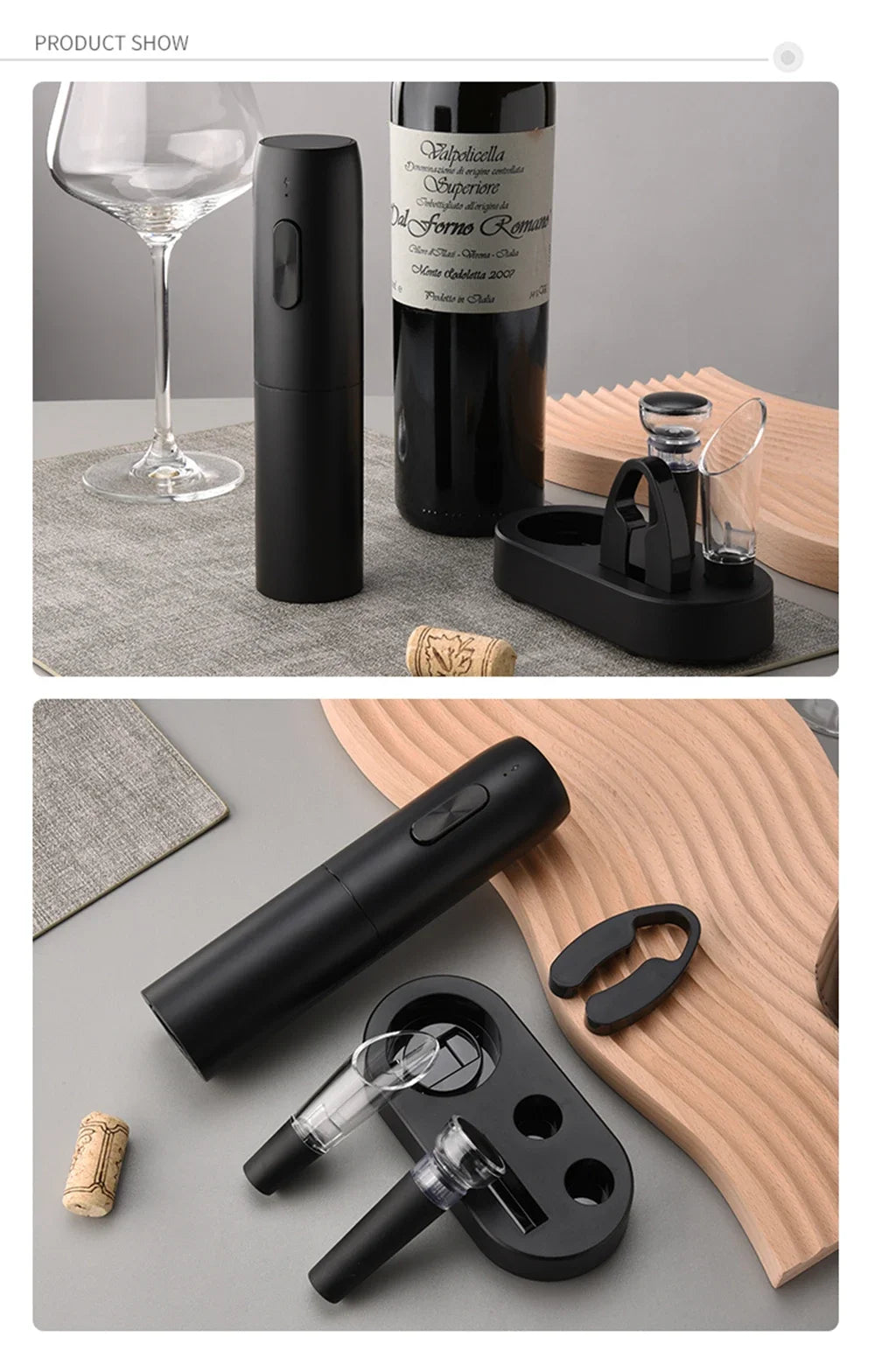 Electric Wine Opener | USB Rechargeable Automatic Corkscrew