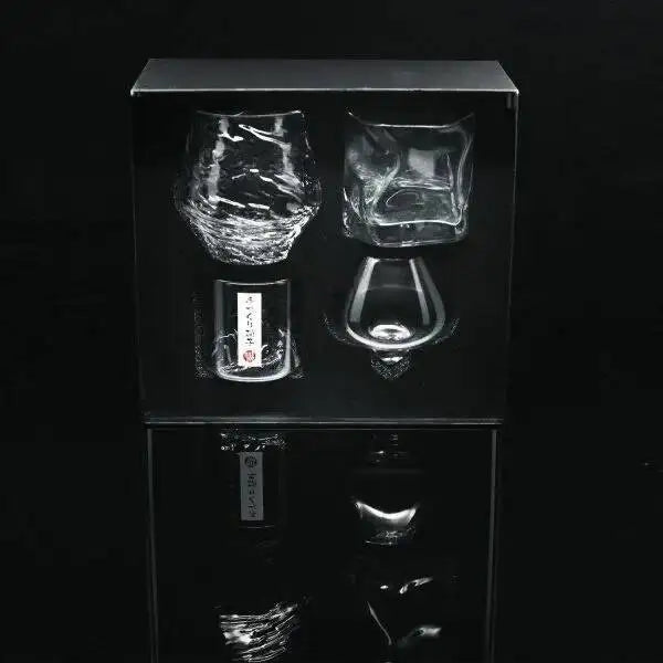 Designer Whiskey Tumbler Gift Set | 4 Signature Styles | SwannyWalker