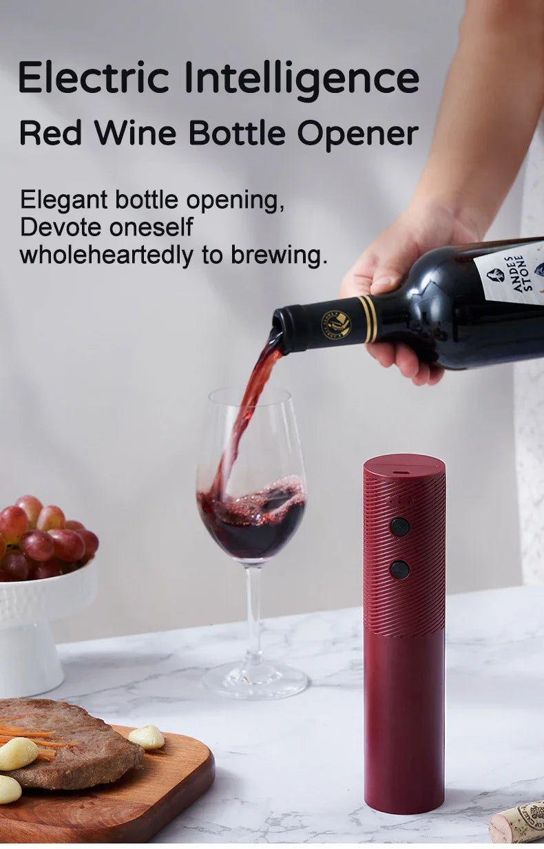 Electric Wine Opener | USB Rechargeable Automatic Corkscrew