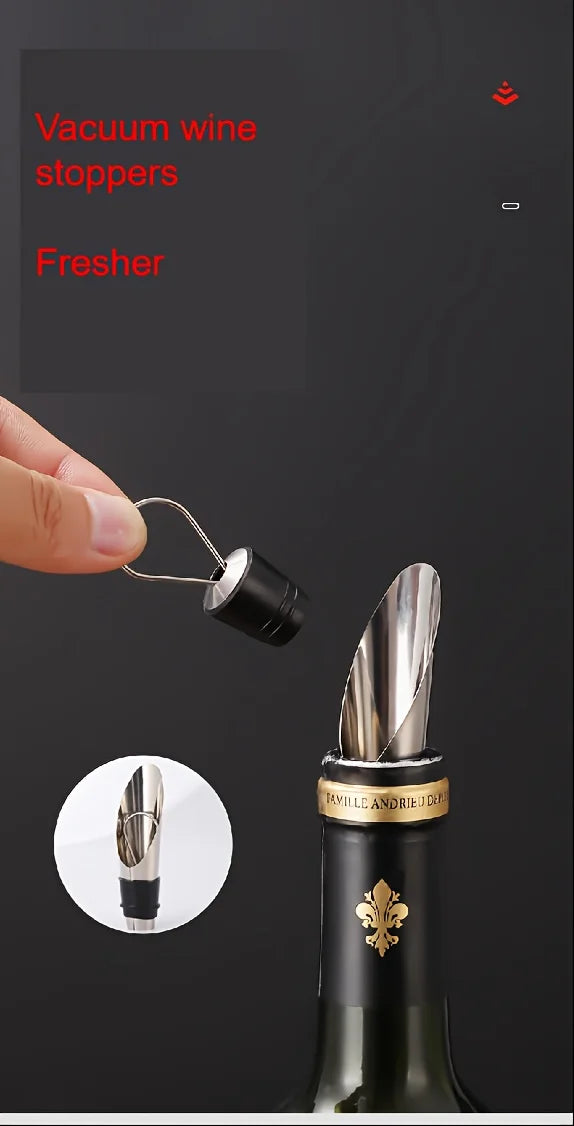 5-Piece Wine Tool Kit | Corkscrew & Accessories Gift Set