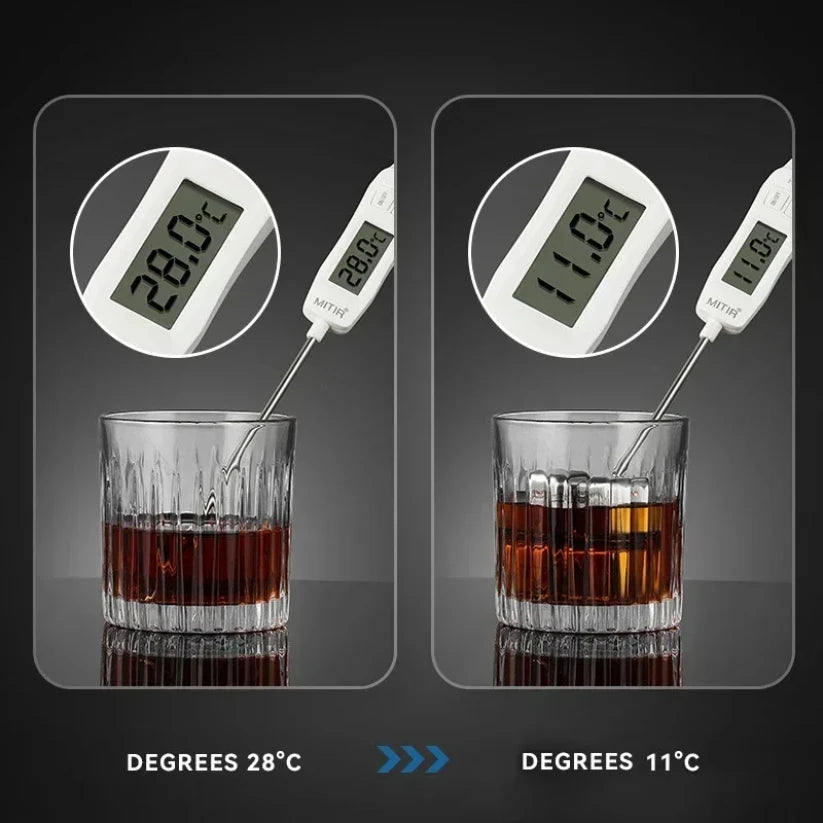 Stainless Steel Whiskey Stones | Reusable Ice Cubes for Whisky & Wine