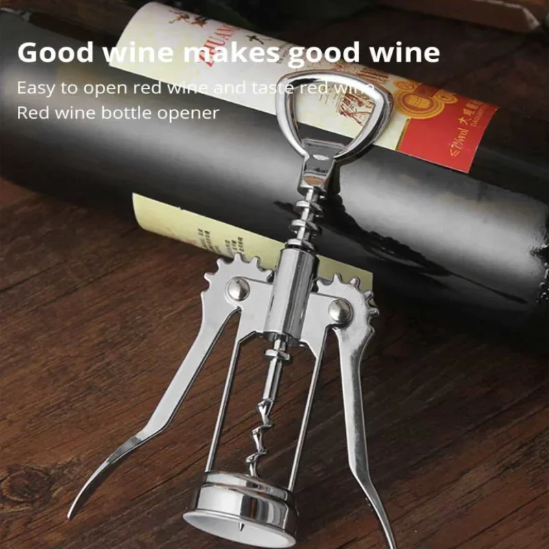 Stainless Steel 2-in-1 Wine & Beer Bottle Opener
