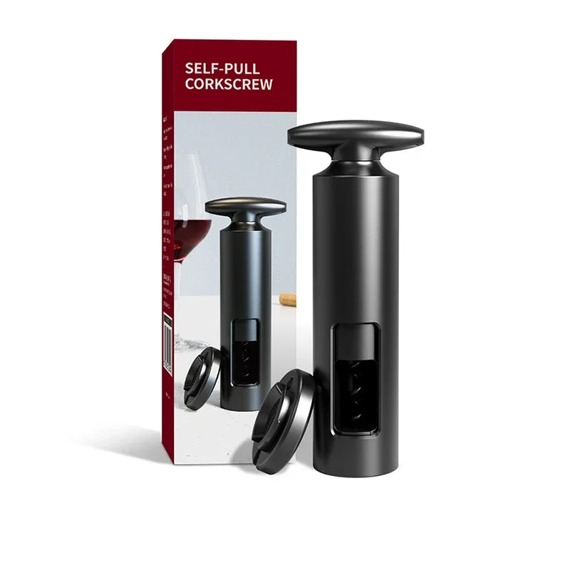 Manual Wine Opener & Corkscrew with Foil Cutter