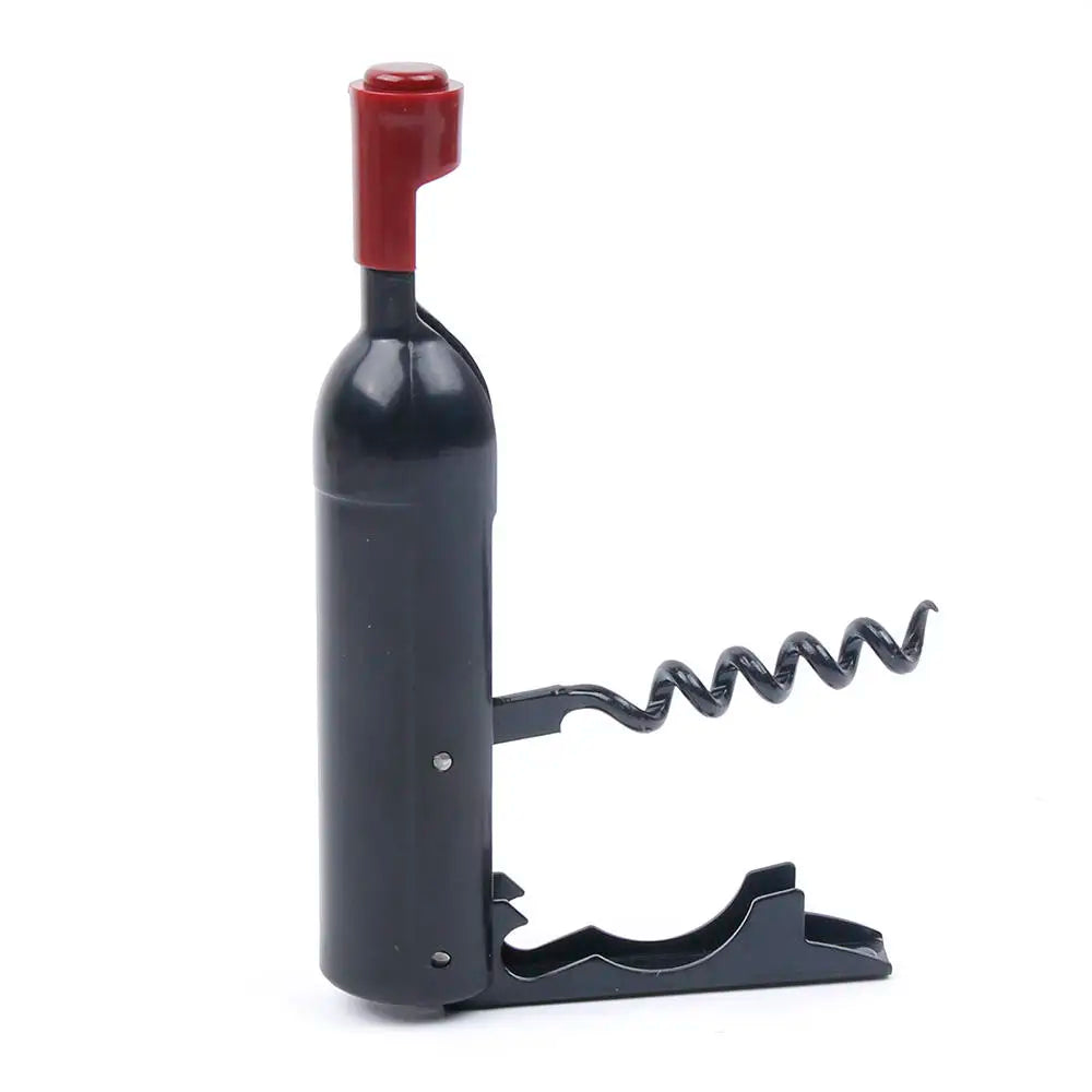 Foldable Bottle-Shaped Corkscrew with Fridge Magnet