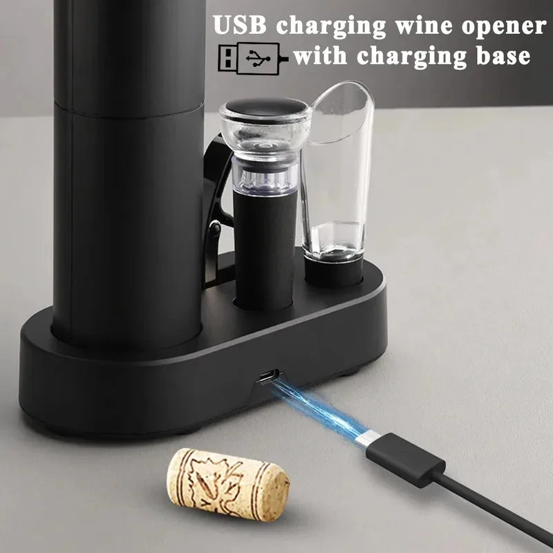 Electric Wine Opener | USB Rechargeable Automatic Corkscrew