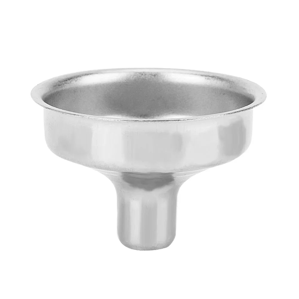 9oz Leather-Wrapped Stainless Steel Hip Flask with Funnel