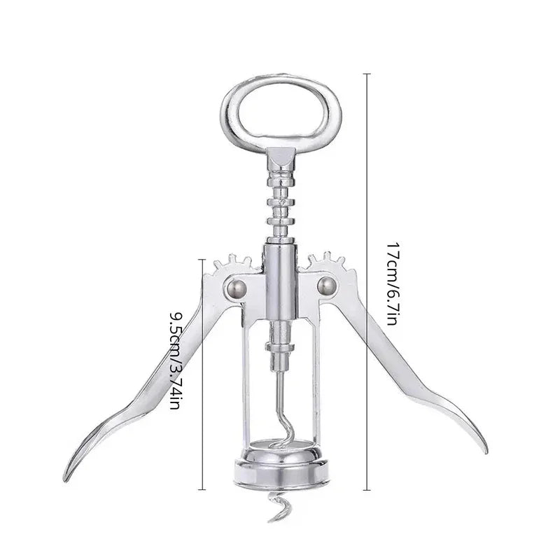 Stainless Steel 2-in-1 Wine & Beer Bottle Opener