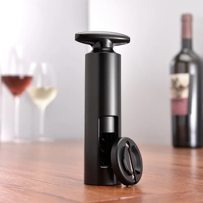 Manual Wine Opener & Corkscrew with Foil Cutter