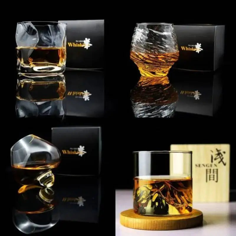 Designer Whiskey Tumbler Gift Set | 4 Signature Styles | SwannyWalker