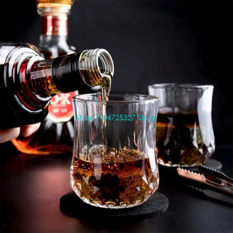 Whiskey Stones & Tumbler Glass Luxury Gift Set