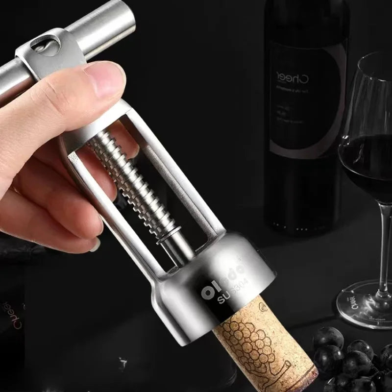Zinc Alloy Wine Corkscrew | Creative Lock Design