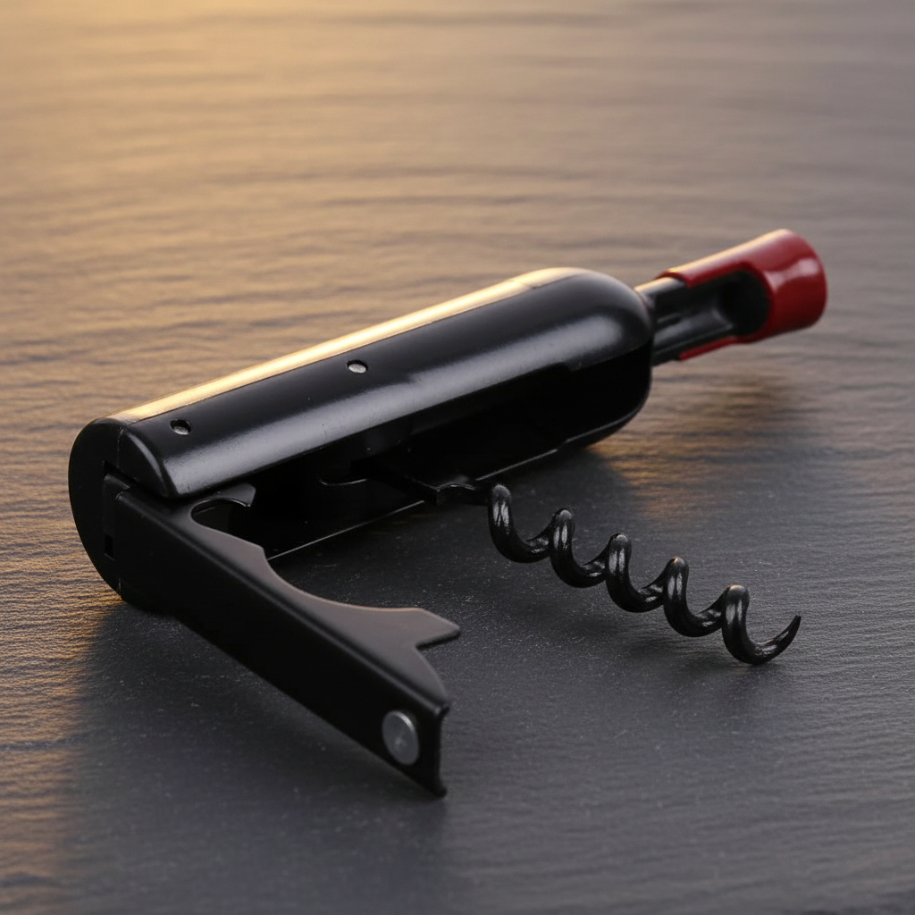 Corkscrew Bottle Shape Close-up