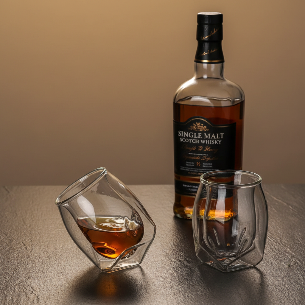 Five Corner Whisky Glasses Lifestyle Hero