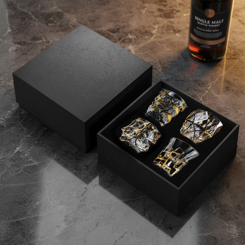Gold Line Whisky Tumbler Lifestyle Hero