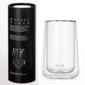 Waterdrop Double Walled Whiskey Tasting Glasses | Set of 2 Snifter Glasses